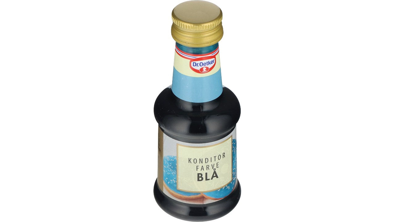 Blå konditorfarve 38ml