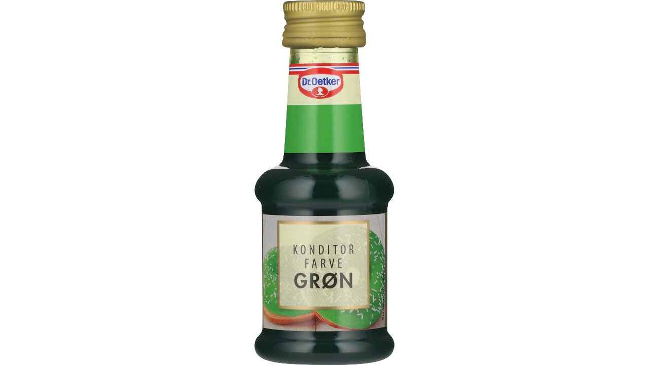 Konditorfarve Grøn 38ml