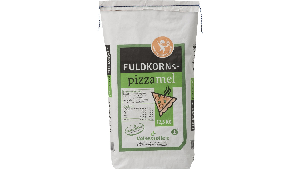 Pizzamel fuldkornshvedemel 12,5kg