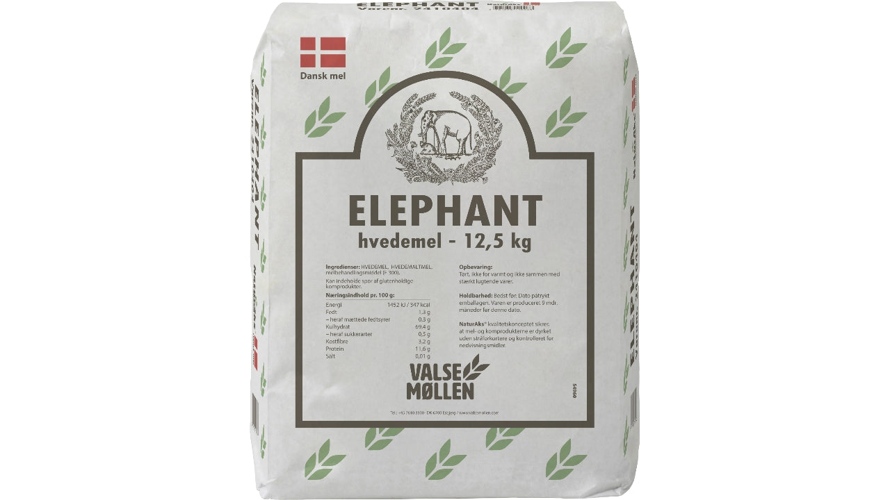 Mel Elephant 12,5kg Dansk