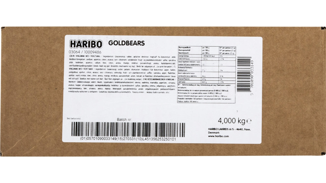 Guldbamser 4kg