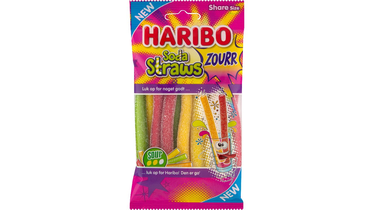 Soda straws zourr 90g