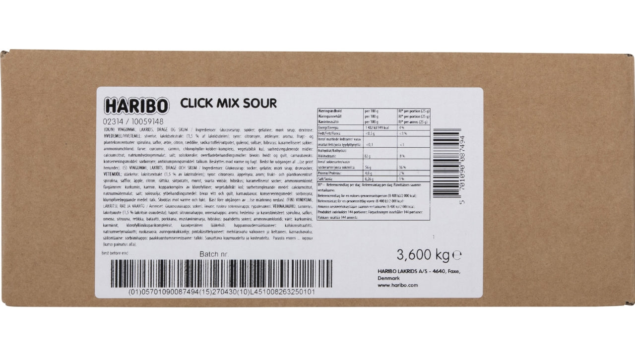 Click mix sour 1,8kg