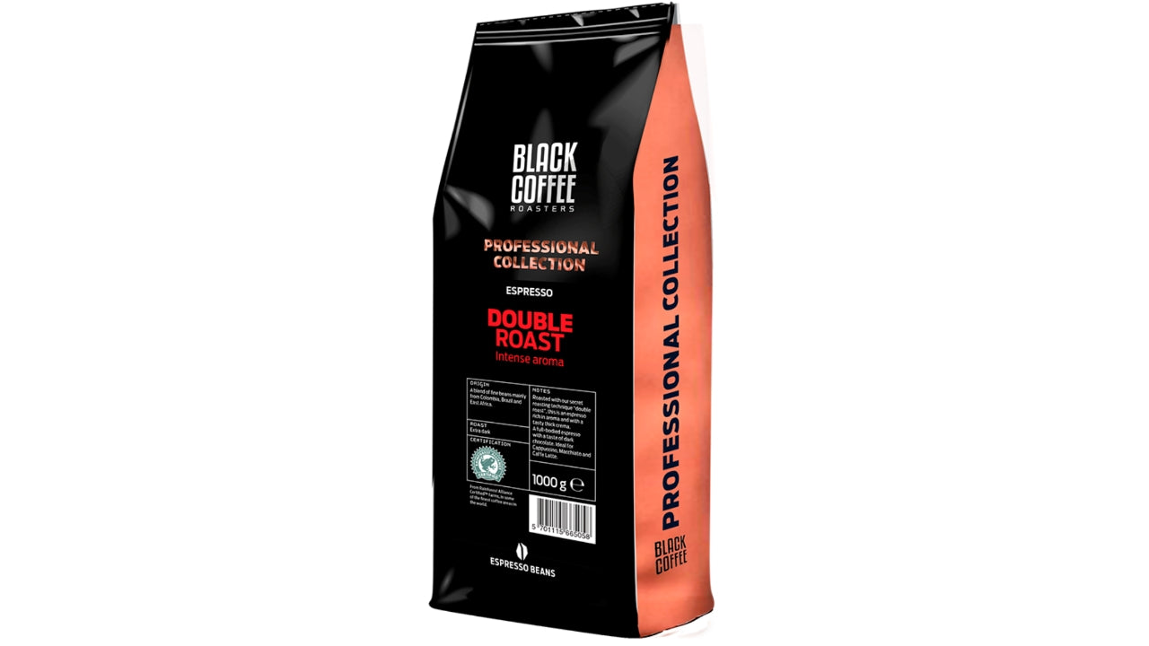 Kaffe double roast espr. helbønner 1kg