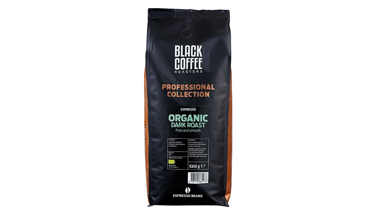Øko Kaffe dark roast espr. helbønner 1kg