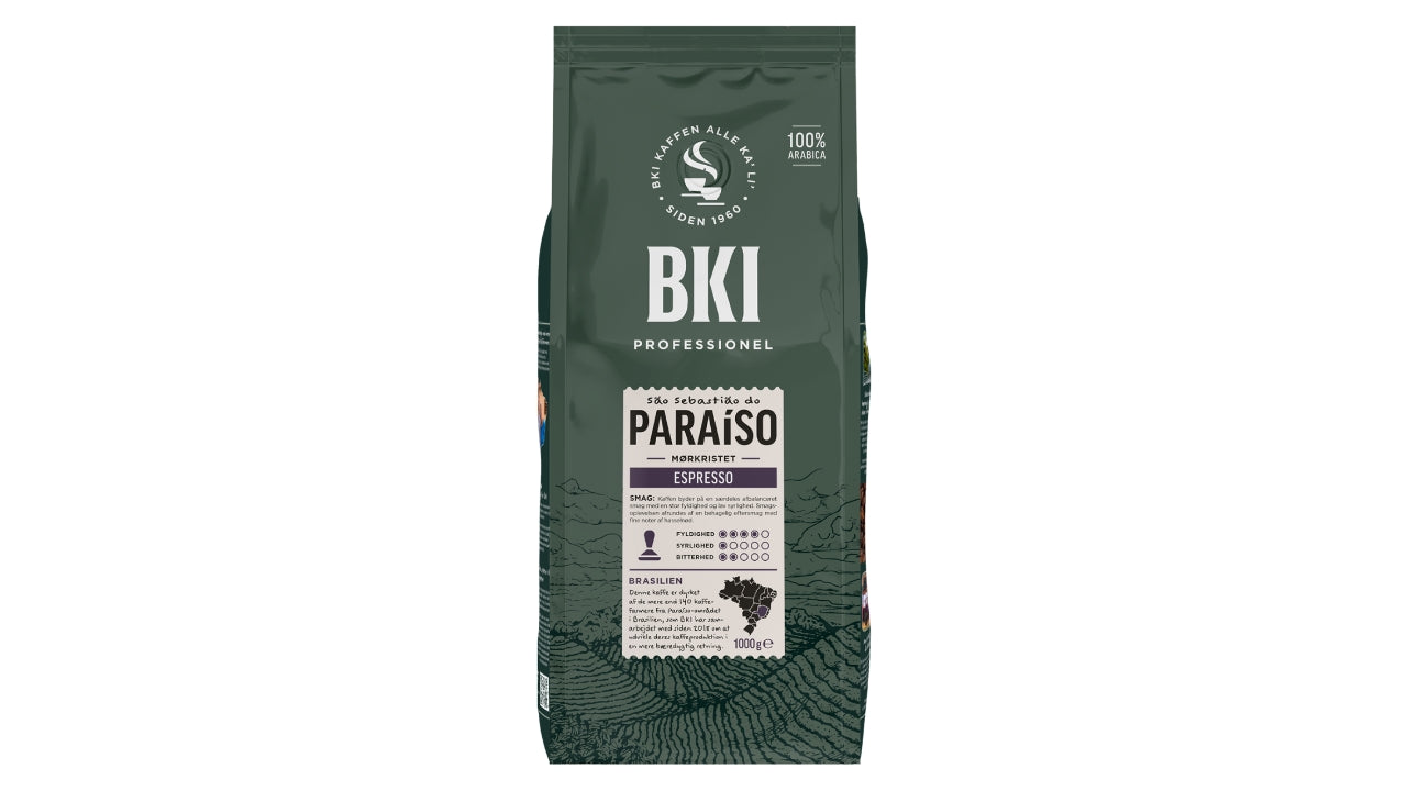 Kaffe Paraíso Espresso helbønner 1kg