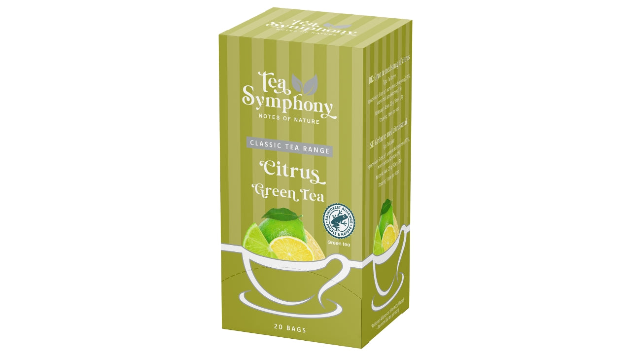 Grøn te med citron 20 breve