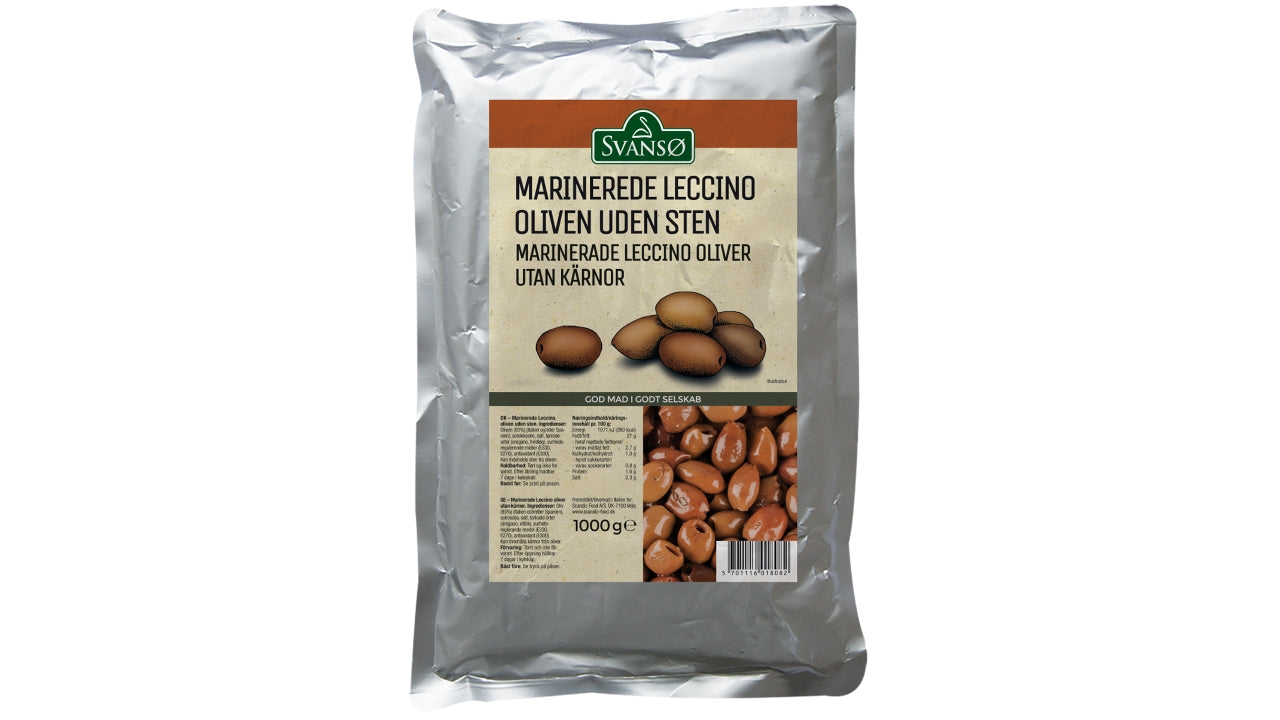 Marinerede Leccino oliven 1kg