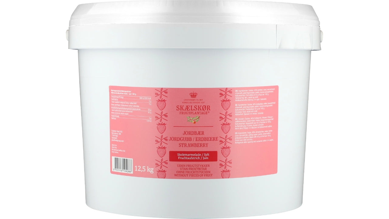 Jordbær skolemarmelade 12,5kg