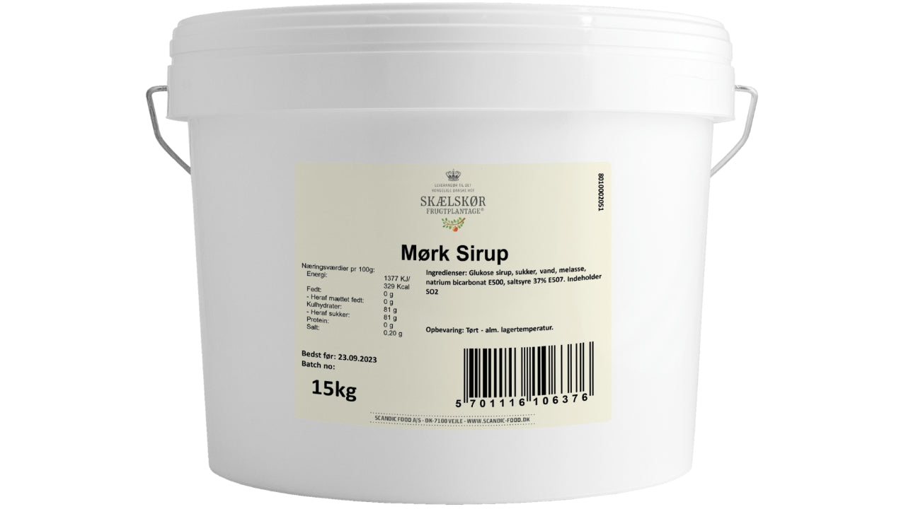Mørk sirup 15L