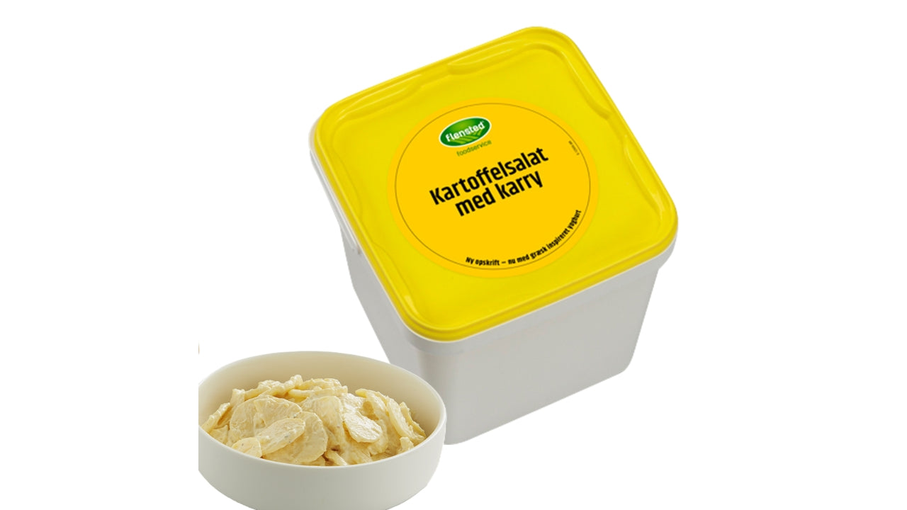 Kartoffelsalat m/karry 5kg