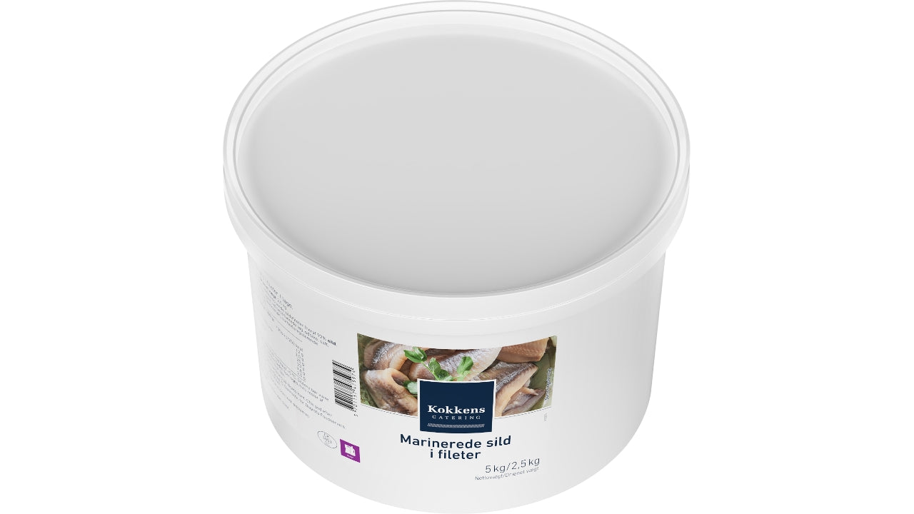 Marinerede sild i fileter 5kg/2,5kg
