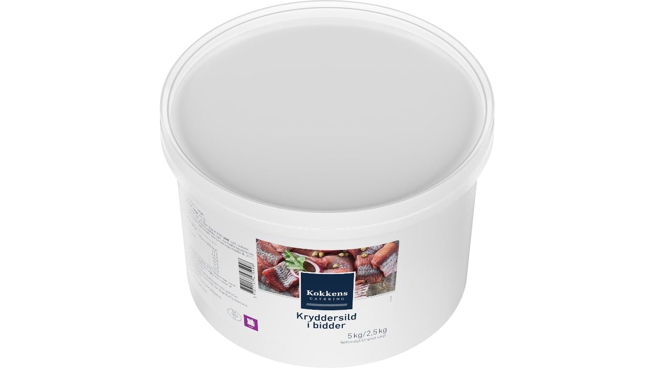 Kryddersild i bidder 5kg/2,5kg
