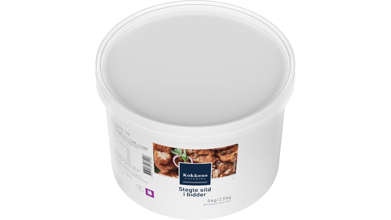 Stegte sild i bidder 5kg/2,5kg