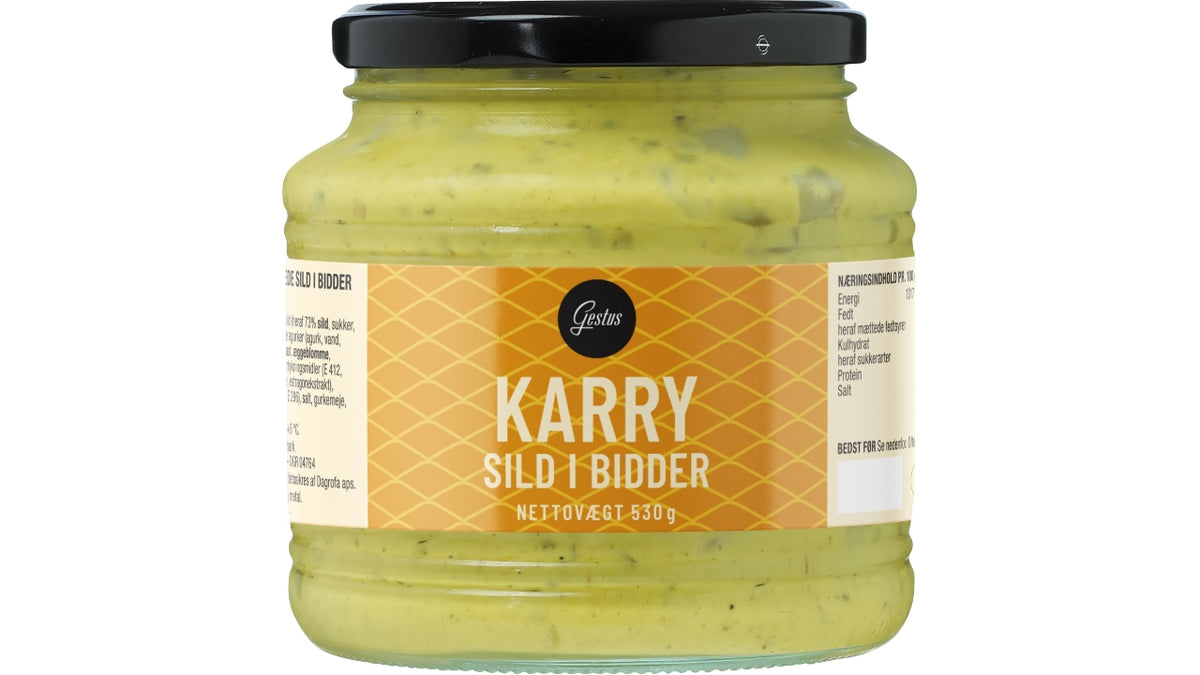 Karrysild i bidder 530g