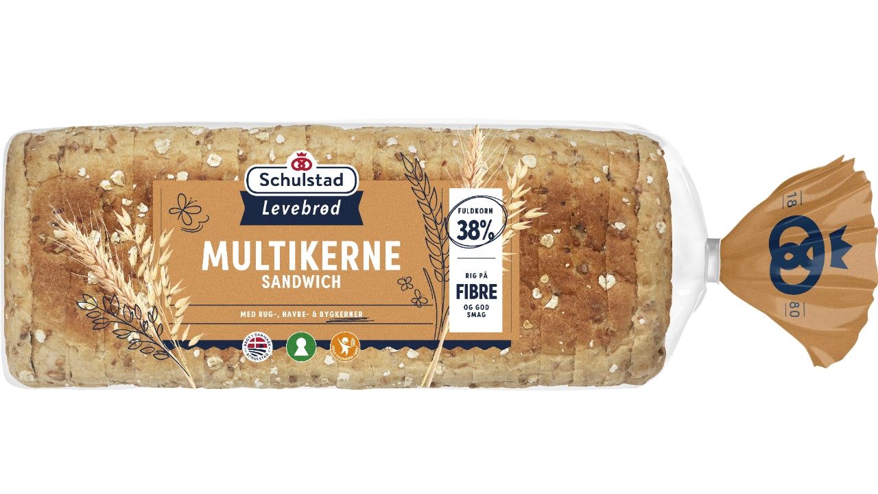 Levebrød multikernesandwich 17skiver