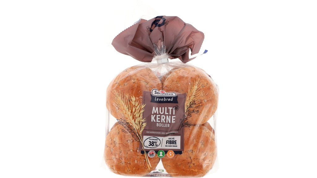 Levebrød multikerneboller 8stk 550g
