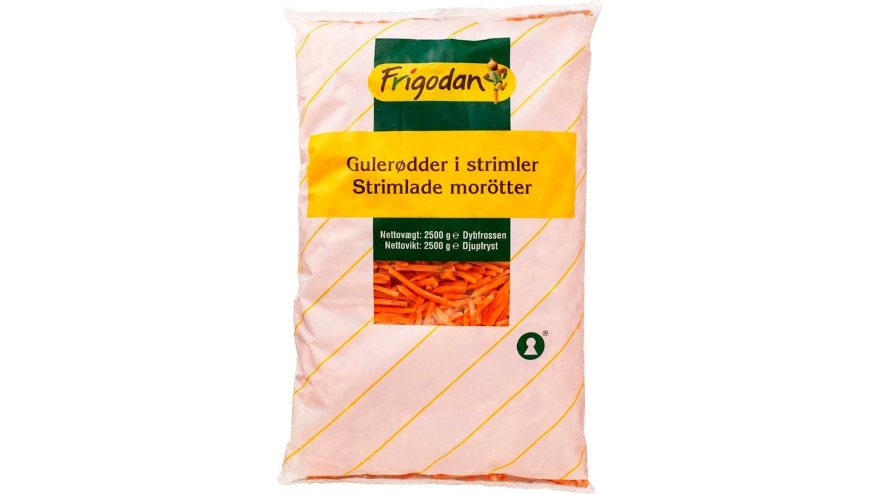 Gulerødder i strimler 2,5kg