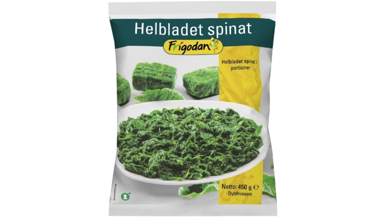 Frigodan helbladet spinat 450g