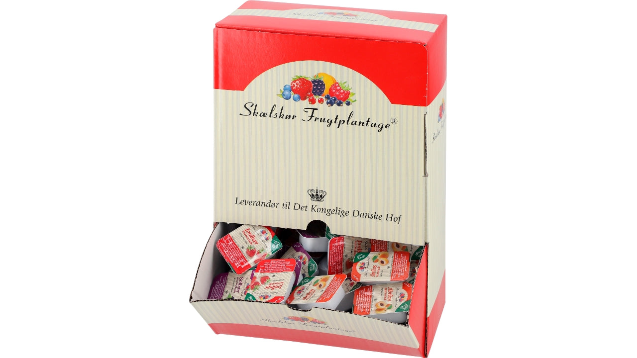 Marmelade assorteret portions 128x20g