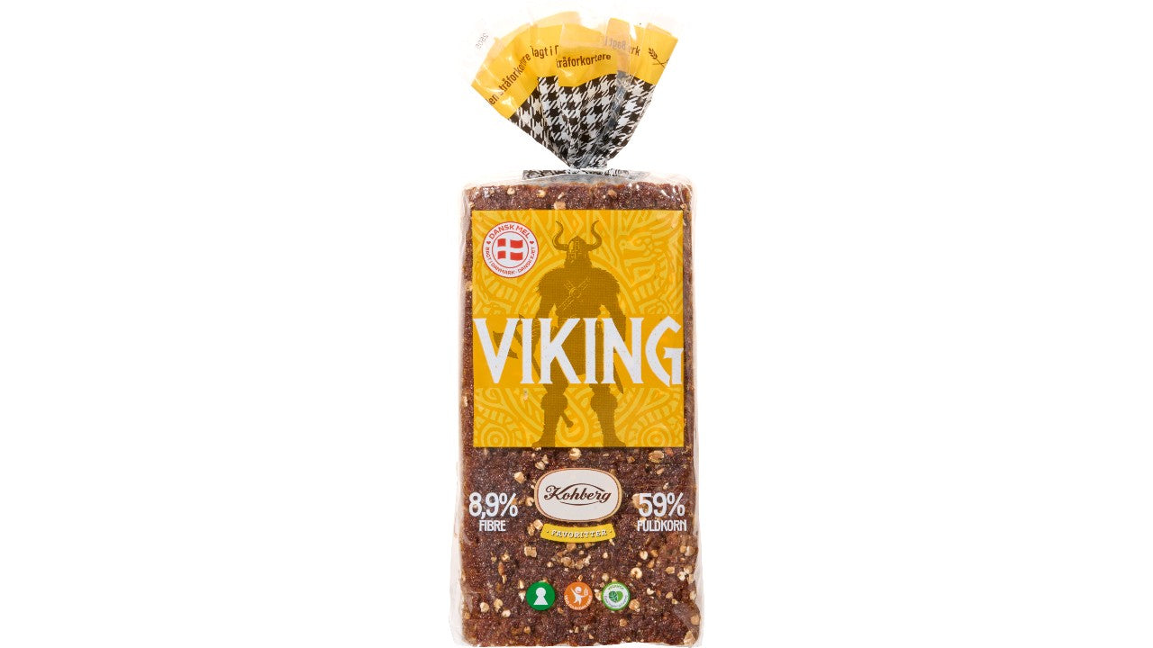 Rugbrød viking grov 18skiver 1kg ( 10 )