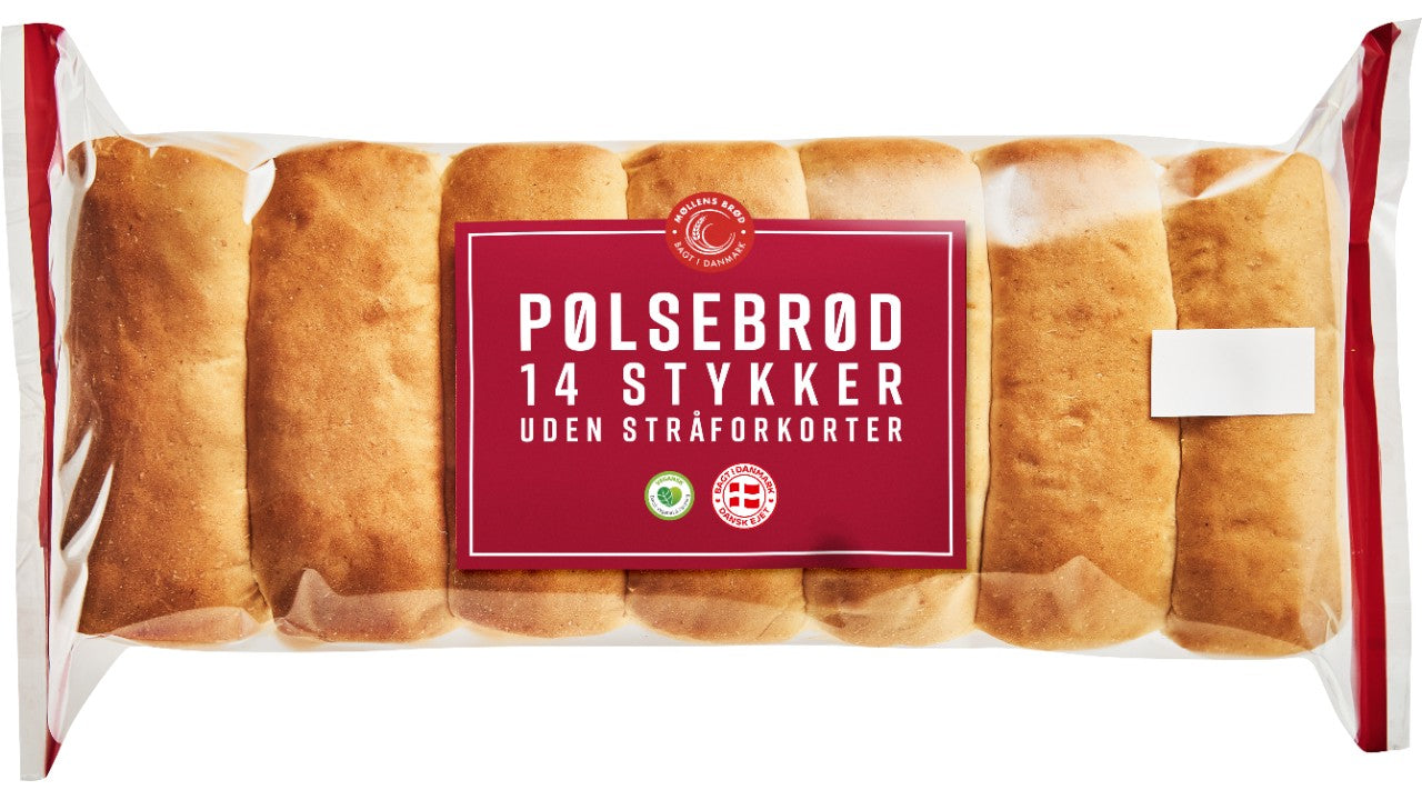 Pølsebrød 14stk 430g ( 8 )