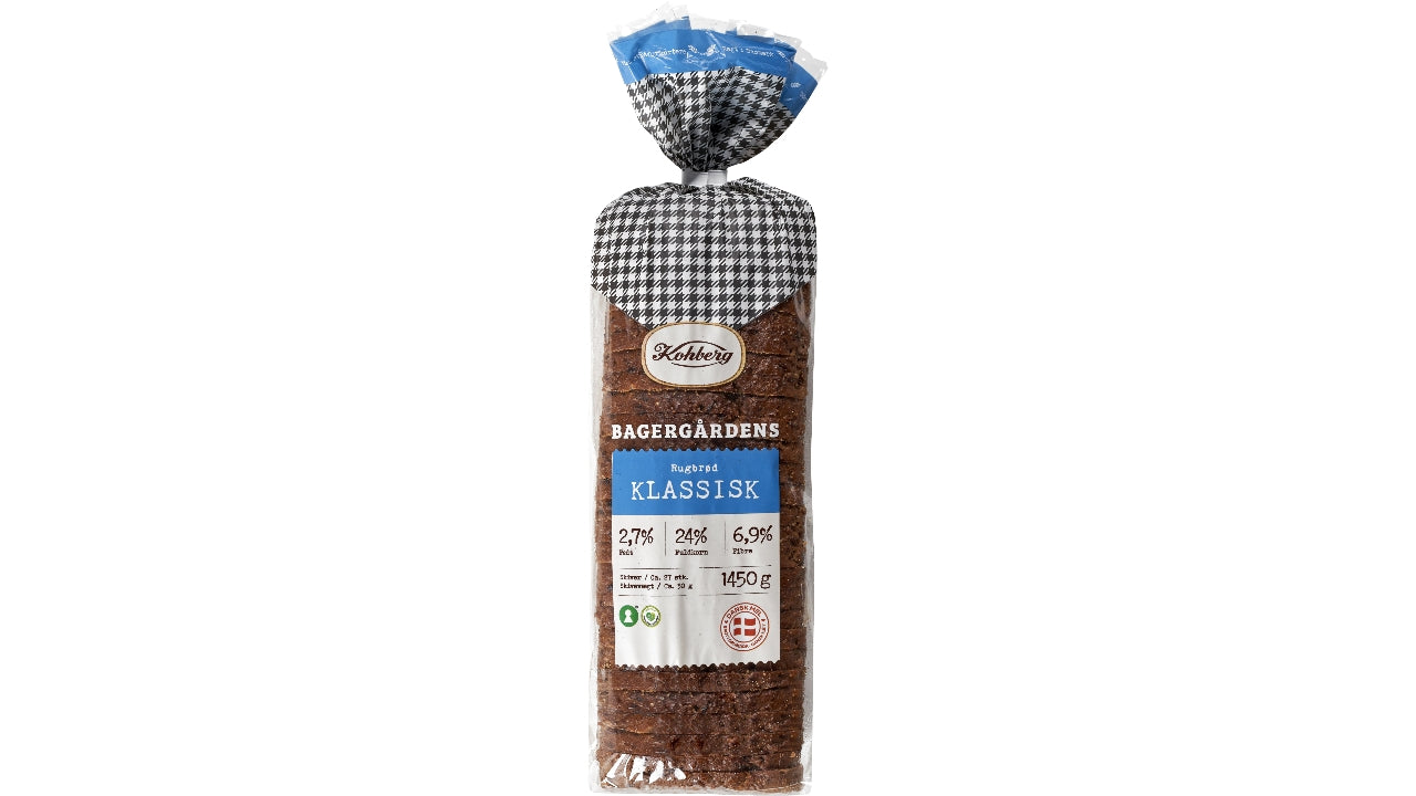 Klassisk rugbrød 27skiver 1450g ( 8 )