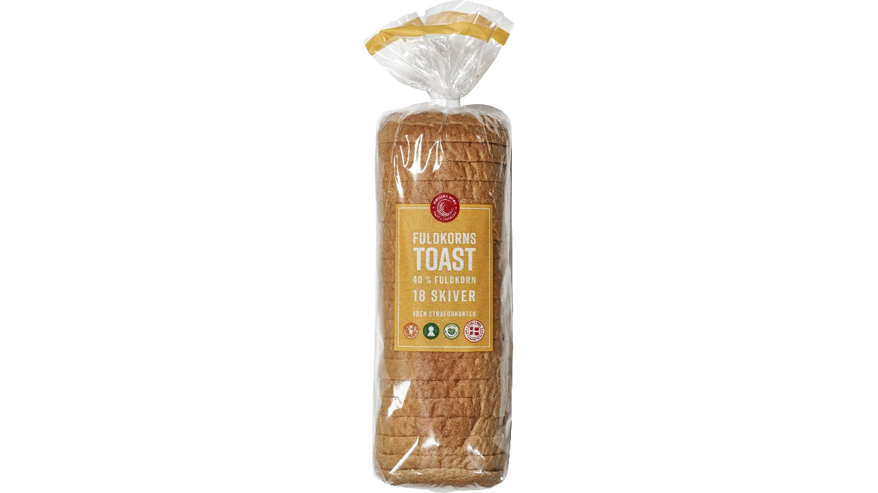 Fuldkornstoast 18skiver 600g ( 8 )