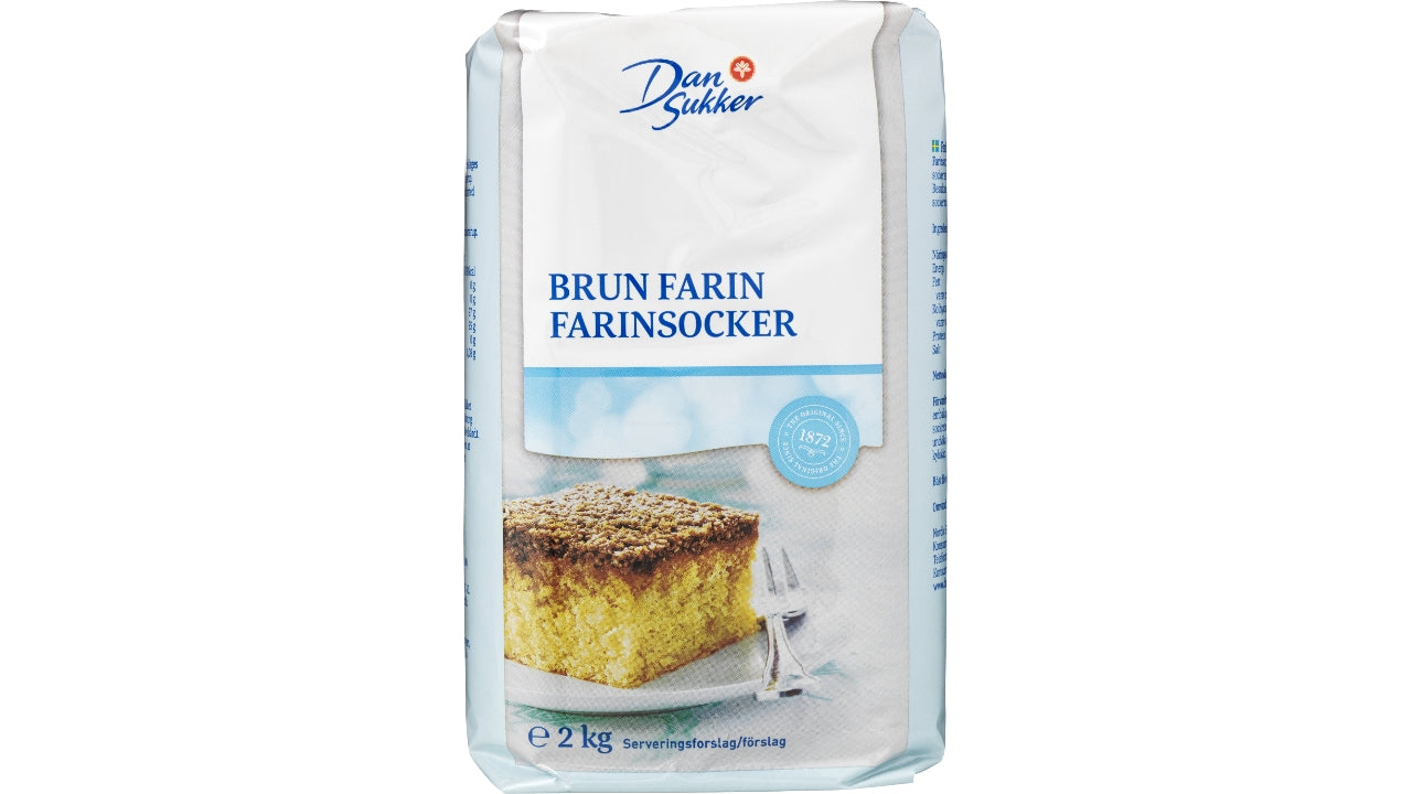 Brun farin 2kg