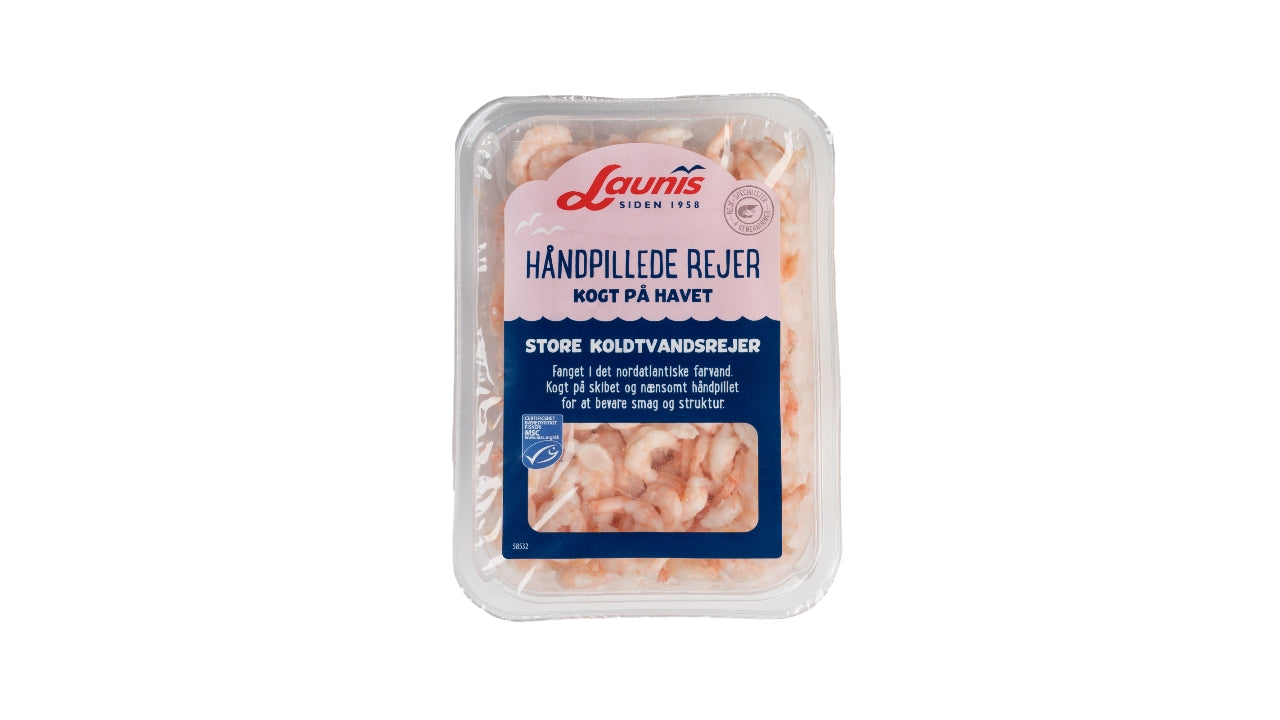 Håndpillede rejer MAP 800g