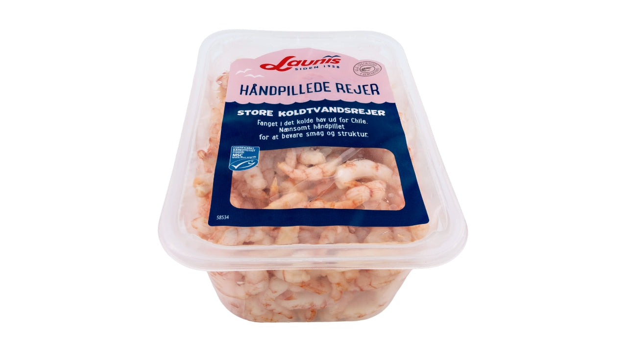 Håndpillede rejer MAP 800g
