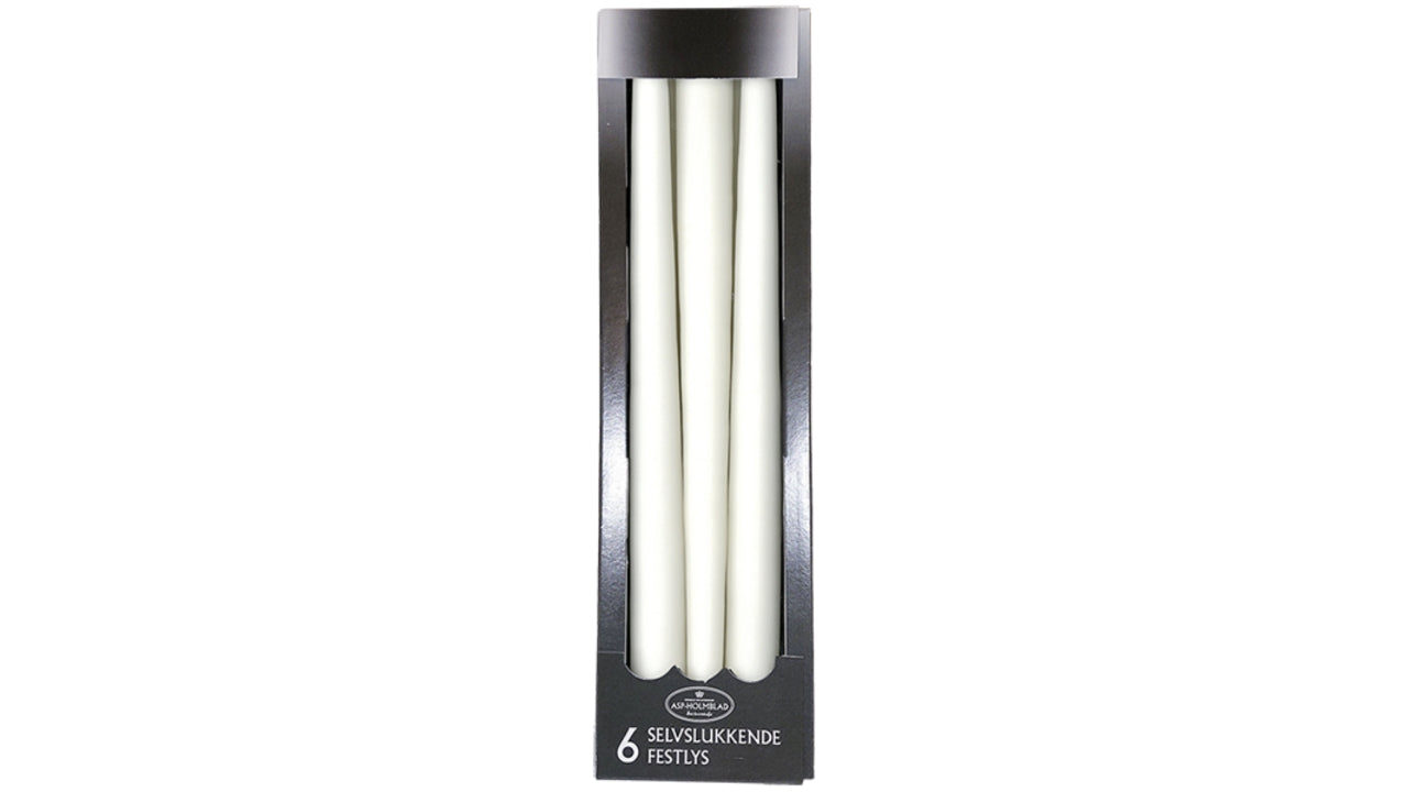 Stagelys 2,2x28cm hvid 6tk