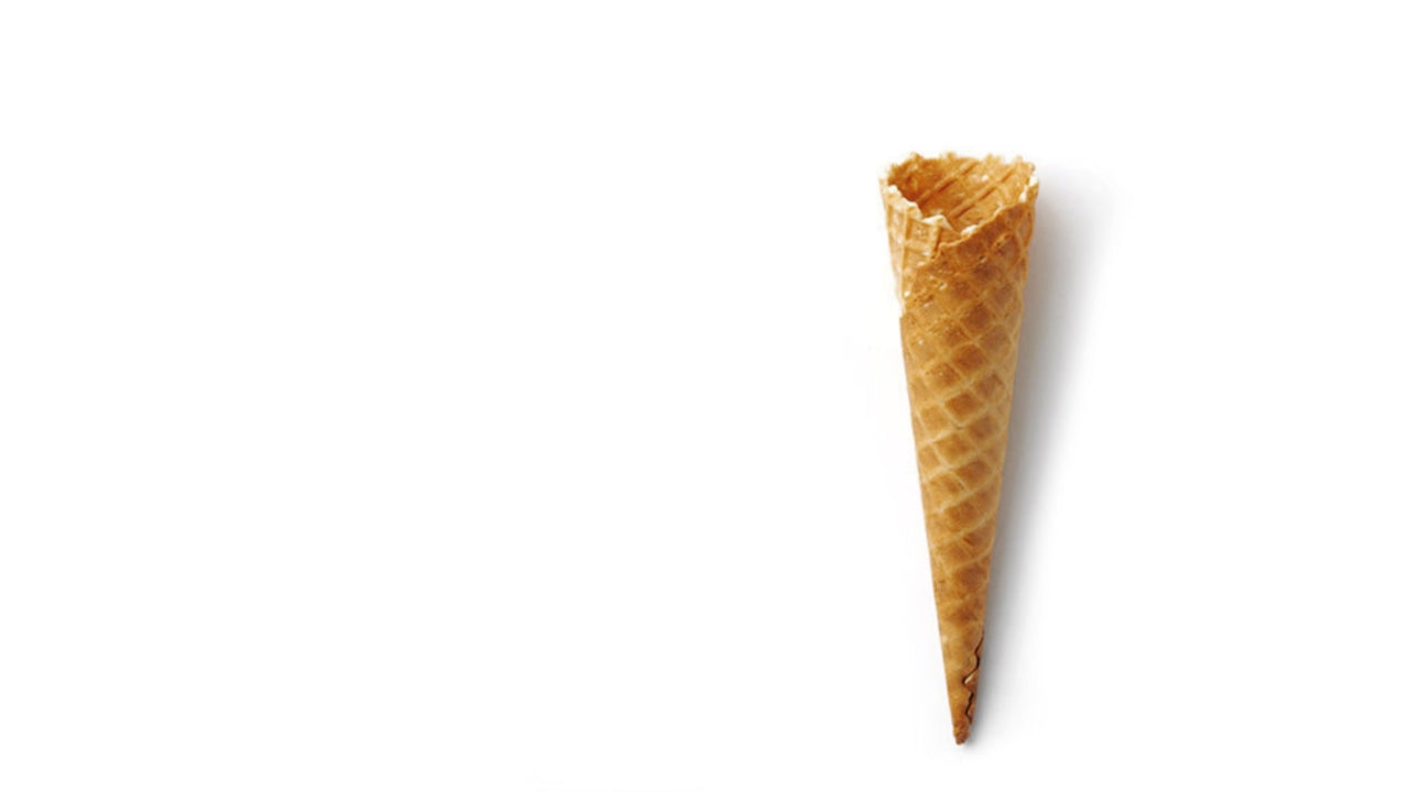 Vafler softice smørbagt 40x165mm 448stk