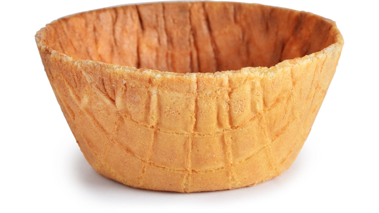 Vaffelskål til is 75x34mm 90ml 240stk