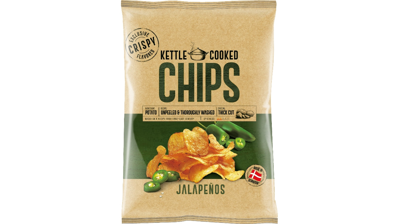 Kettle Cooked chips jalapeño 150g