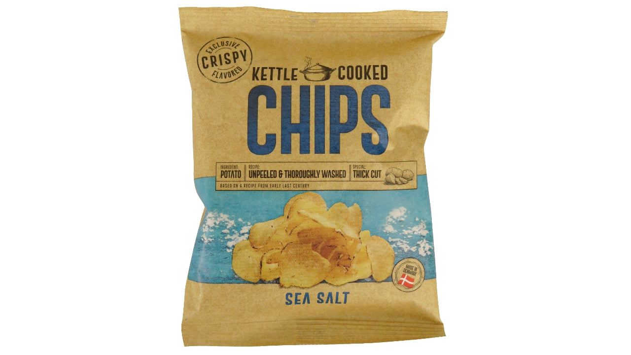 Kartoffelchips med havsalt 40g