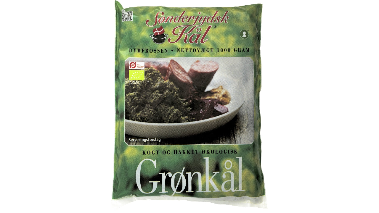 Øko Grønkål kogt hakket 1kg