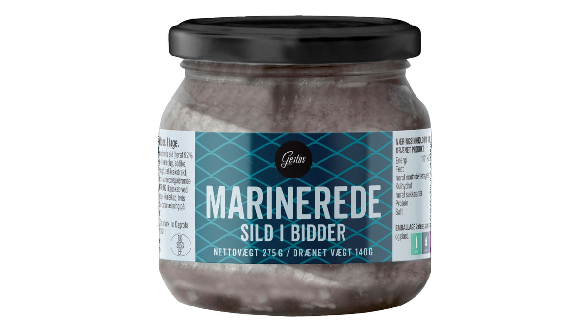 Marineret sild 275g