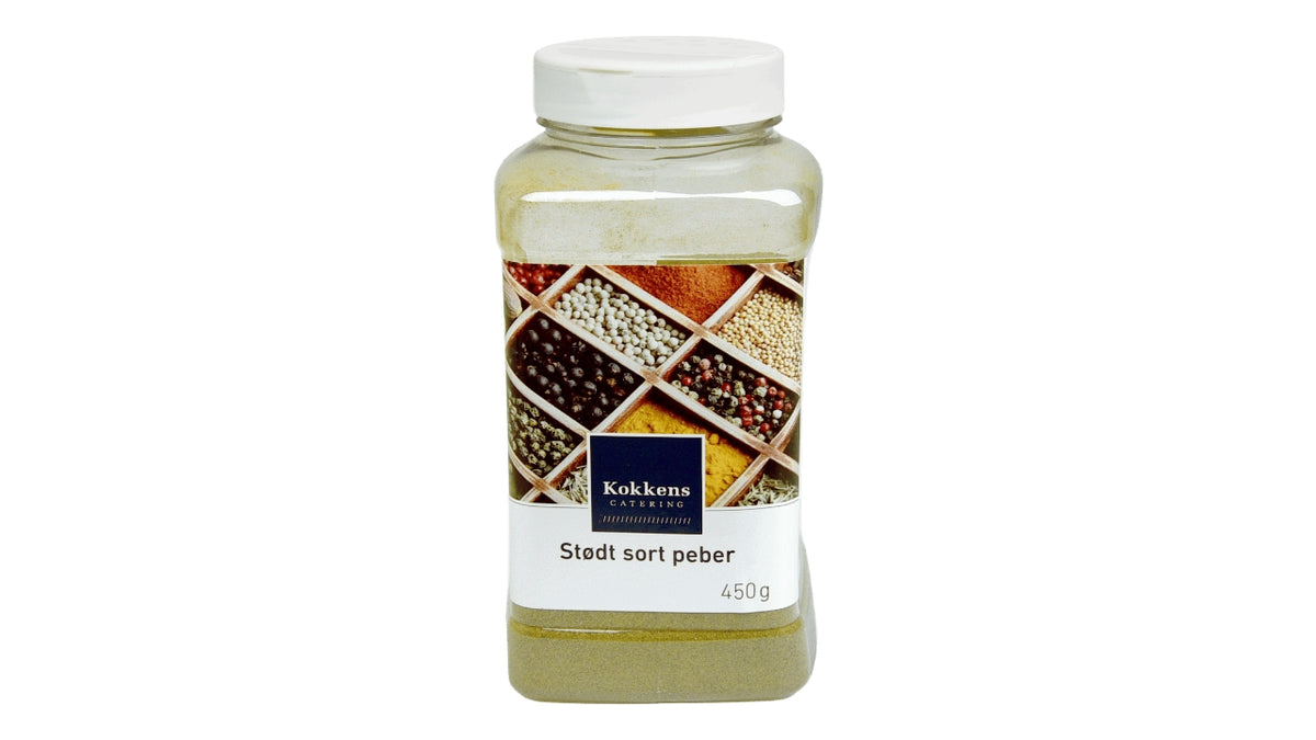 Sort peber stødt 450g