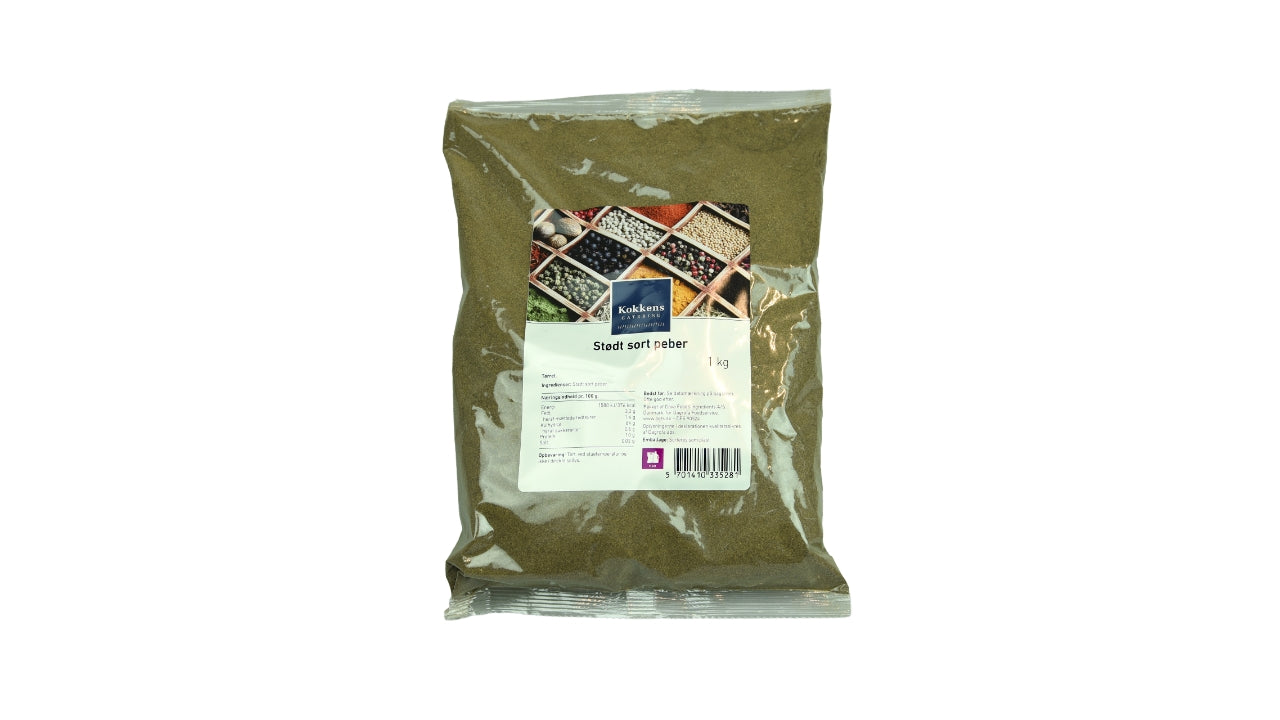 Peber sort stødt 1kg