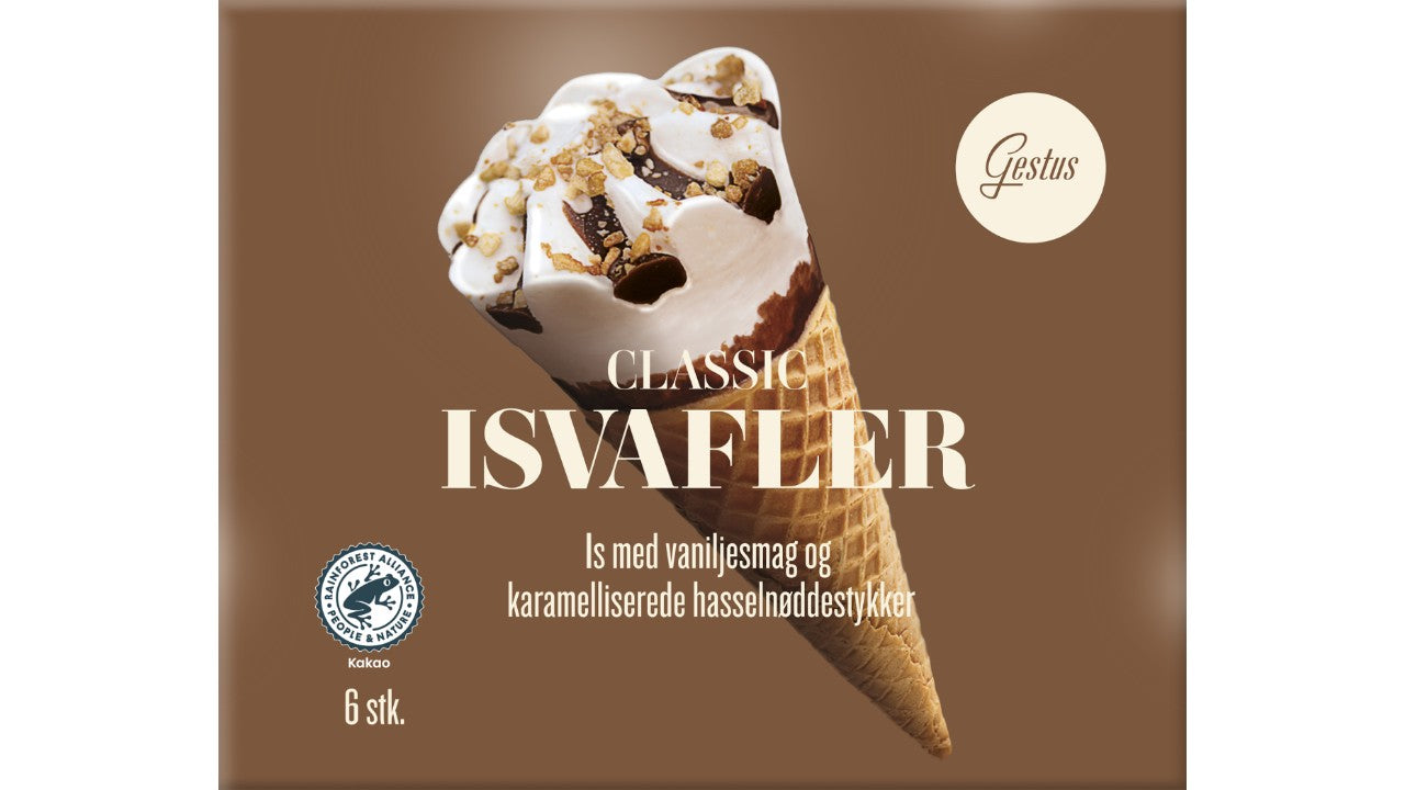 Isvafler 6stk