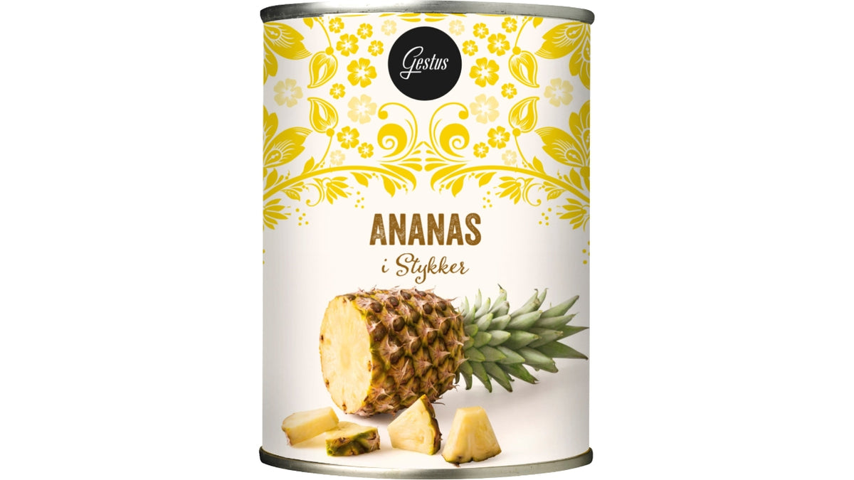 Ananas i stykker 567g/340g