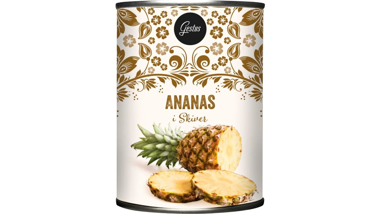 Ananas i skiver 567g
