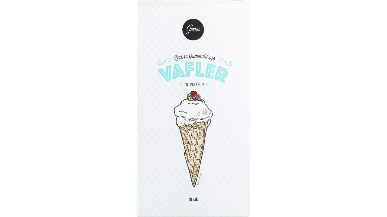 Isvafler 10stk 125g