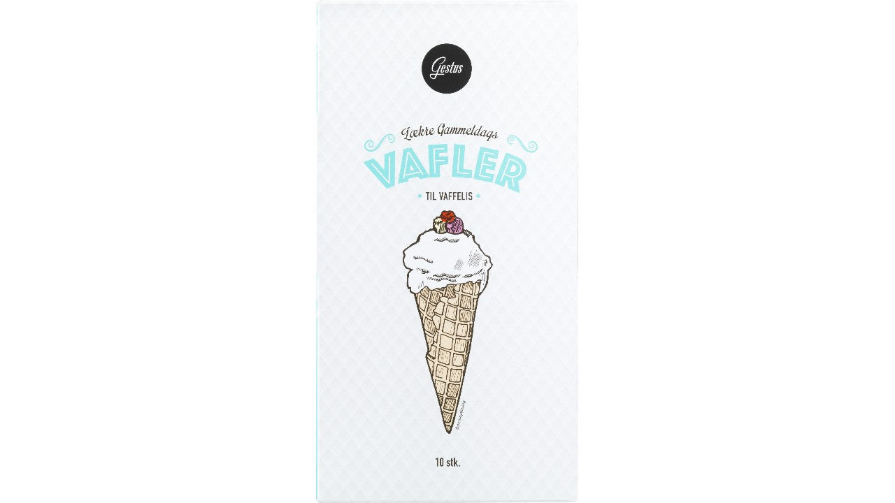 Isvafler 10stk 125g