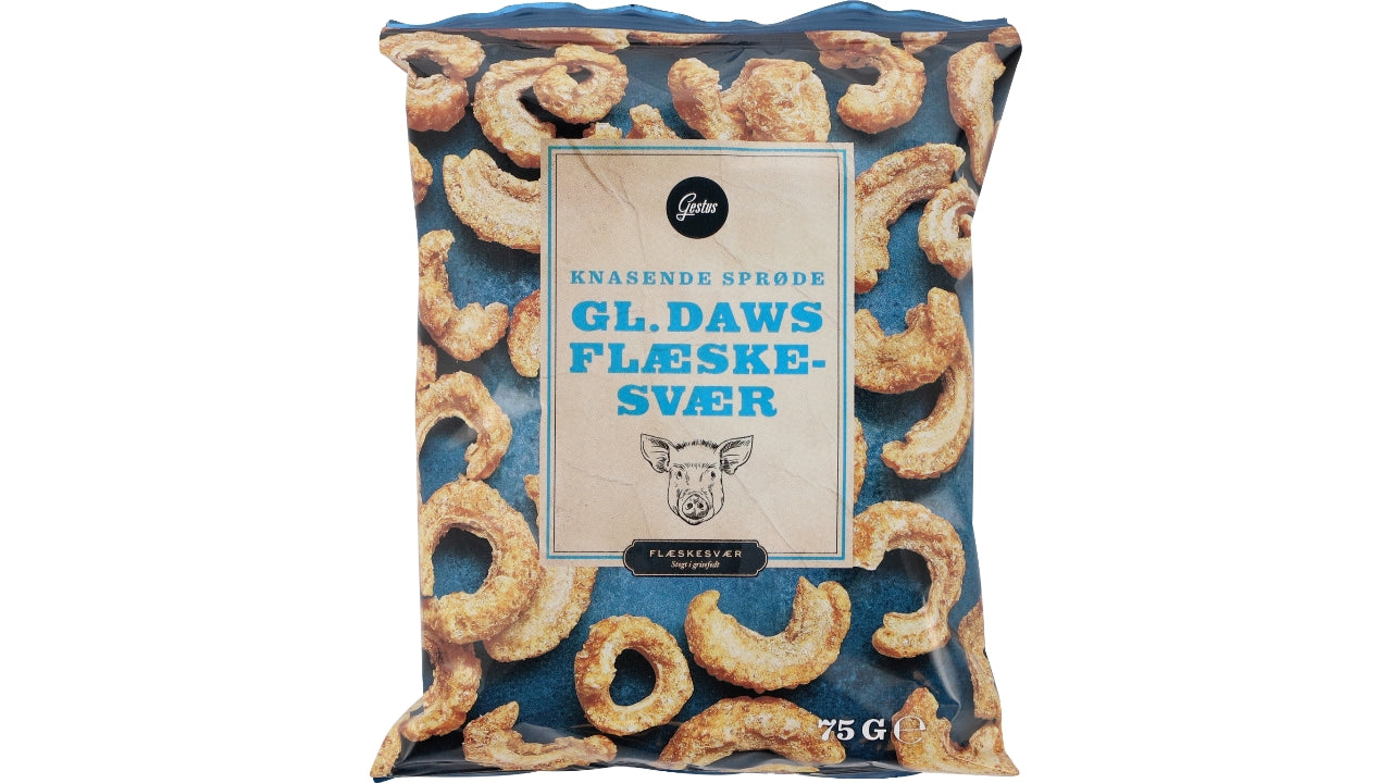 Flæskesvær gammeldags 75g