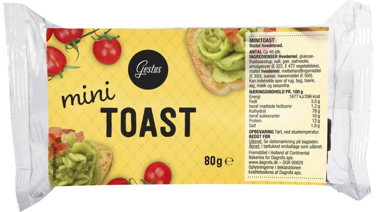 Mini toast 80g