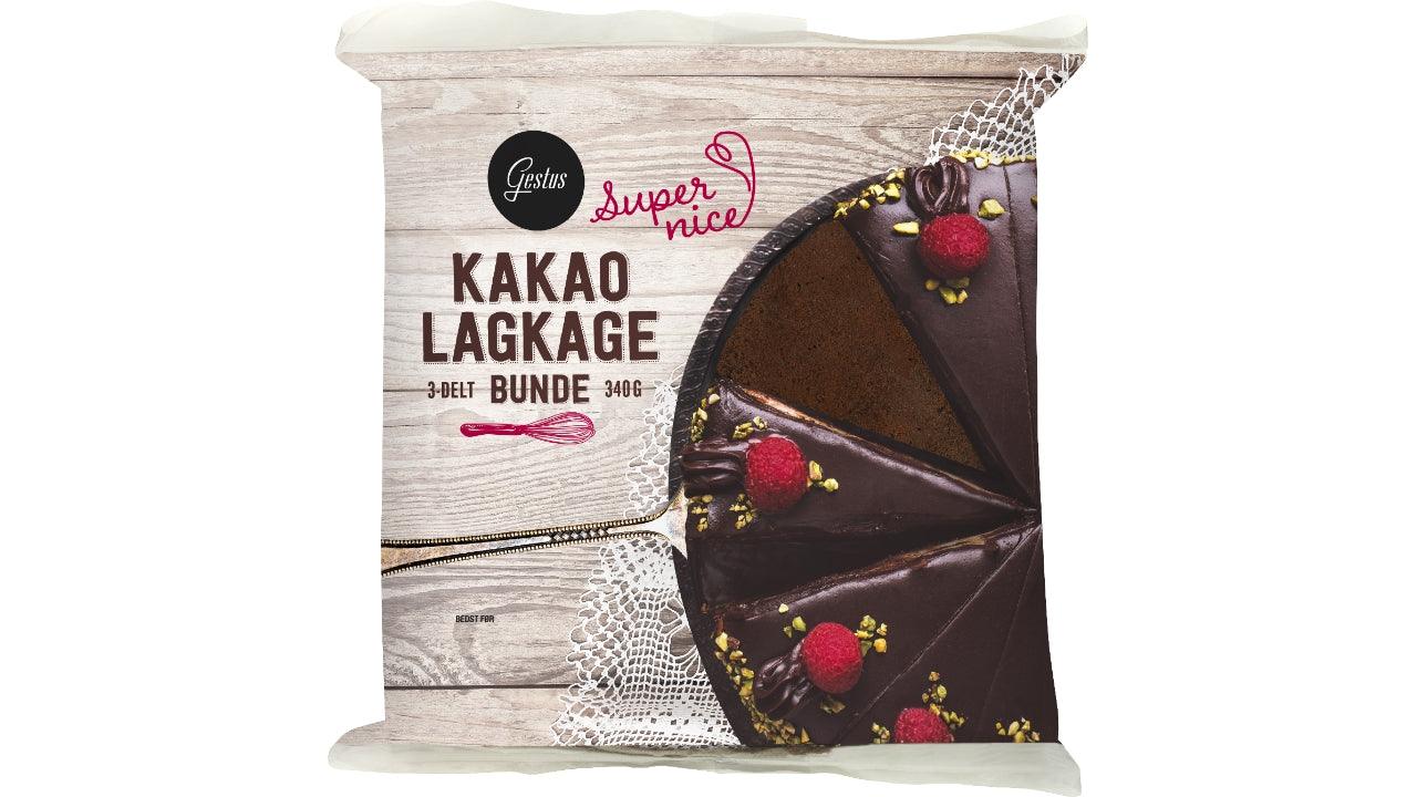 Kakao lagkagebunde 340g