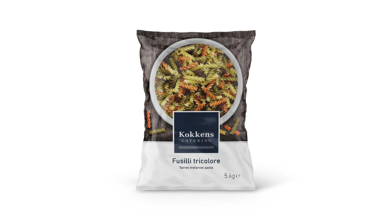Fusilli tricolore pasta 5kg