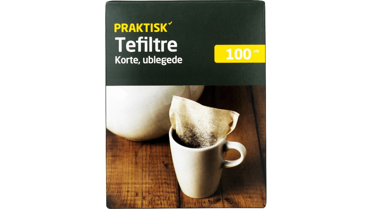 Tefiltre korte 100stk